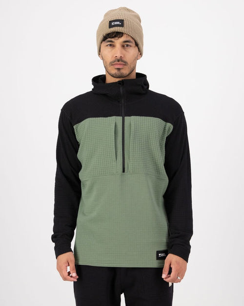 Mons Royale Offgrid Merino Fleece 1/2 Zip Long Sleeve - Cardrona Corner