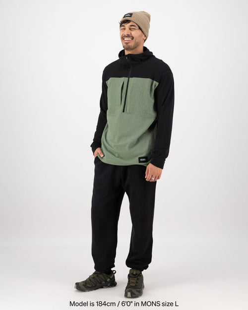 Mons Royale Offgrid Merino Fleece 1/2 Zip Long Sleeve - Cardrona Corner
