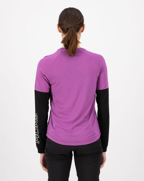 Mons Royale Womens Tarn Merino Bike Wind Jersey - Cardrona Corner