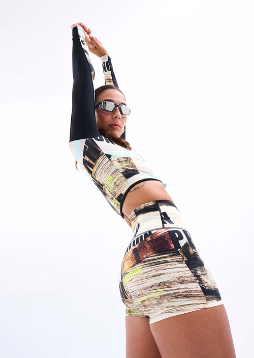 P.E Nation Bermuda Bike Short - Cardrona Corner