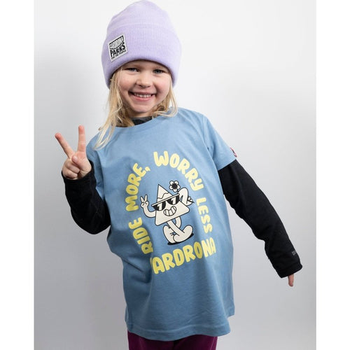 Cardrona Ride More Worry Less Kids Tee