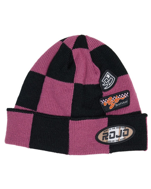 Rojo Check Beanie - Cardrona Corner