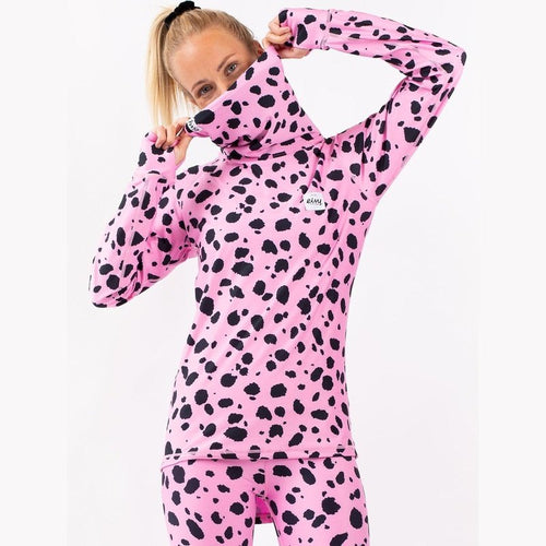 Eivy Icecold Gaiter Top - Pink Cheetah