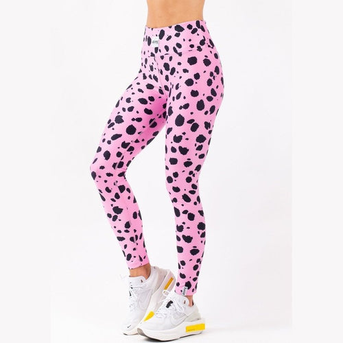 Eivy Icecold Tights - Pink Cheetah