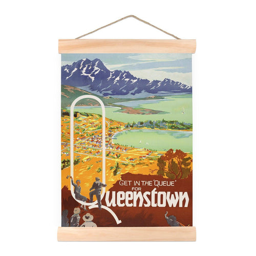 Queue for Queenstown Mini Wall Chart